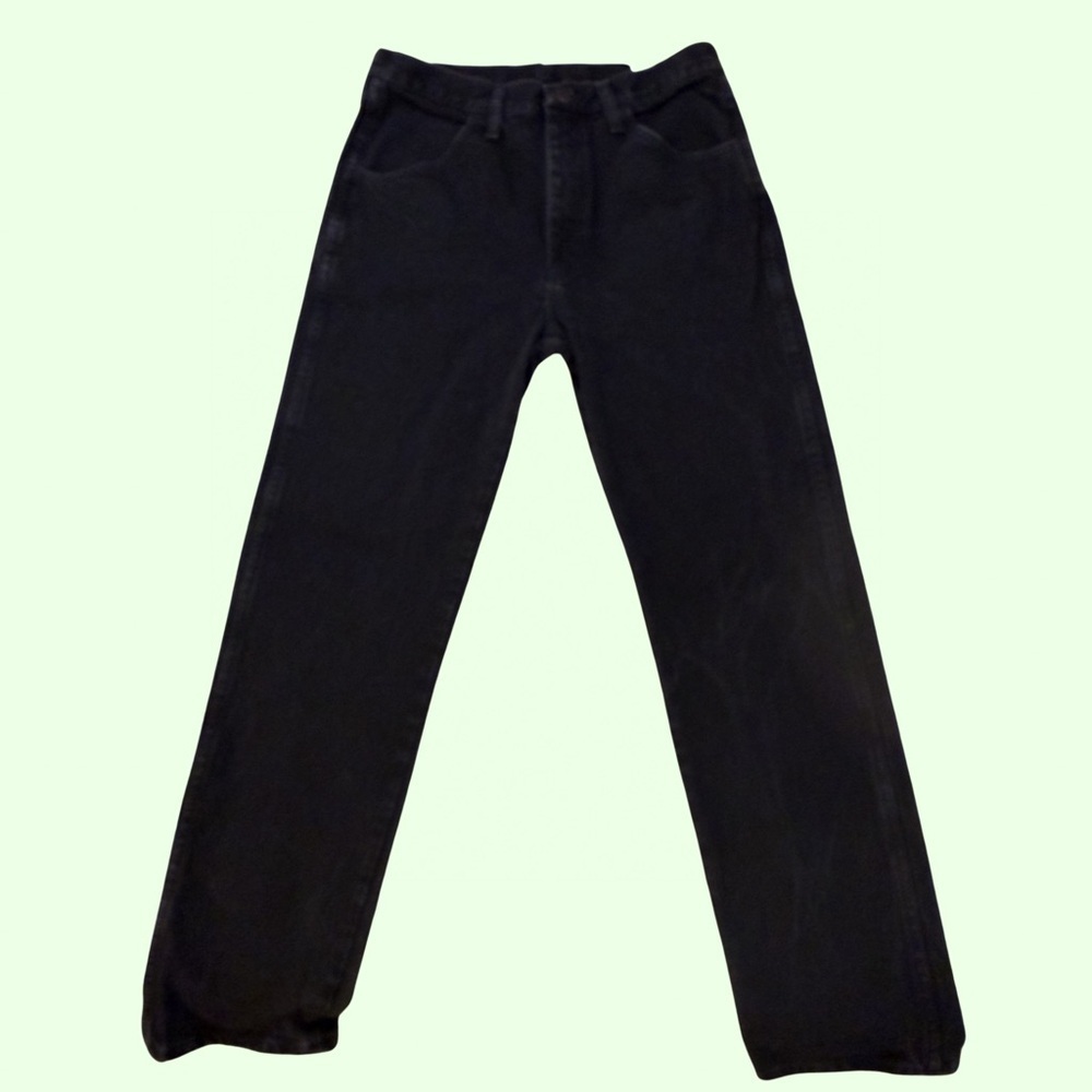 Rustler Men's Black Straight Jeans